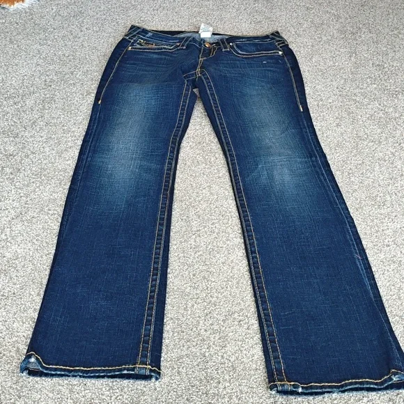 True Religion Jeans Med Lovest Disco Billy Blue Sz 29 - Picture 1 of 8